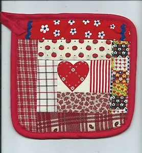 Nuevo HOTPAD cosido BACHOLDER corazón rojo San Valentín amor regalo ¡no engorda! - Imagen 1 de 2