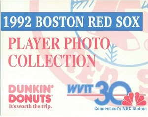 BASEBALL Cards (1992) BOSTON RED SOX Player Photo Collection (Clemens/ Boggs - Picture 1 of 6