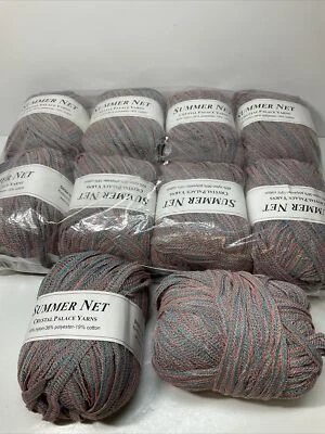 Crystal Palace Yarns Summer Net Nine Full Skeins +partial All Same Lot#. YL1 - Image 1 of 4