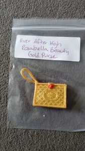 Ever After High Doll Rosabella Beauty 1st Chapter Gold & Rose Replacement Purse - Picture 1 of 3