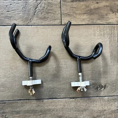 Lot Of 2 Boat Fishing Rod Holders Black - Image 1 of 4