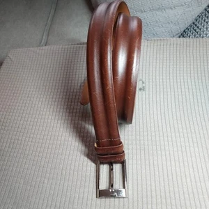 Allen Edmonds Italian Calfskin Leather Belt Brown 90|36 Made in USA #36707 - Picture 1 of 6