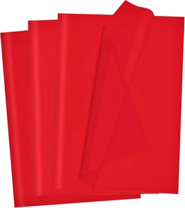 Red Tissue Paper for Gift Bags 40 Sheets Valentines Day Weddings Birthday Fall D - Picture 1 of 6