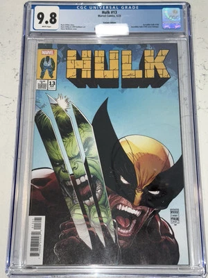 Hulk #13 McNiven Variant CGC 9.8 McFarlane Homage 5/23 Marvel ￼