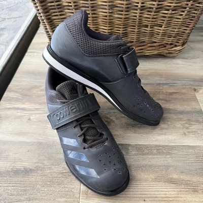 Adidas Powerlift 3.1 Zapatos de Levantamiento de Pesas Para Hombre’s 10 Negro Gris Correa Foto 1 de 4