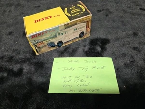DINKY TOYS #275 BRINKS SECURITY 1859 ORIGINAL COMO NUEVO RETRO VINTAGE CON CREACIONES DORADAS - Imagen 1 de 14