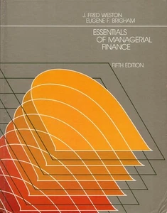 Essentials of Managerial Finance by Weston, J. Fred - Imagen 1 de 1
