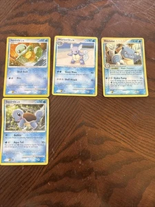 Pokemon Evolution Squirtle Wartortle Blastoise Set Cards - Picture 1 of 2