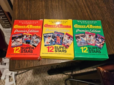 1990 Collect-A-Books Lot Series 1 Sets 1, 2 & 3 w/ Griffey, Ruth, Clemens & Ryan - Image 1 of 2