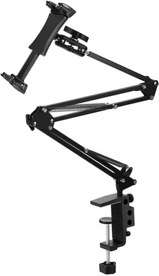 Tablet Halterung Bett, 360° Drehbare Schwanenhals Tablet Halterung mit Klemme... - Bild 1 von 4