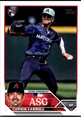 Corbin Carroll 2023 Topps Update All-Star Game RC #ASG-34 Arizona Diamonds - Image 1 of 2