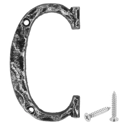 House Address Letter 4.9" Cast Iron Vintage pour Sign - Photo 1/4