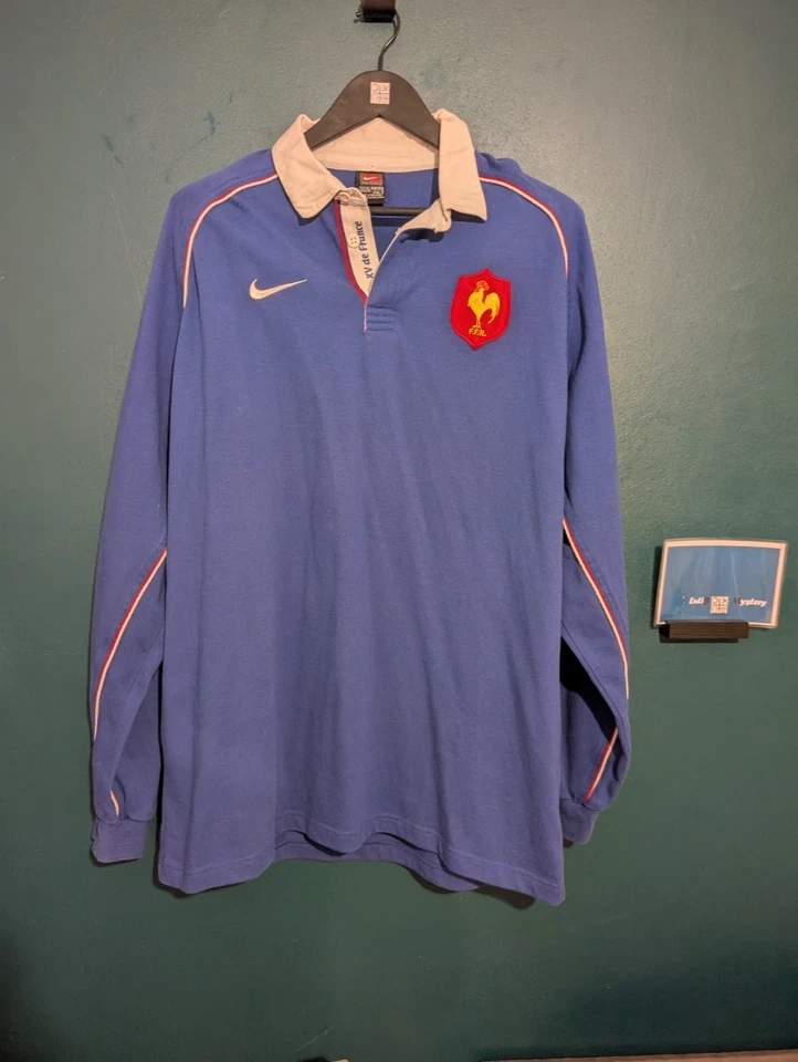 Rugby Shirt XV de France 2002 XXL + 1 FREE Mystery Shirt ! - Photo 1/4
