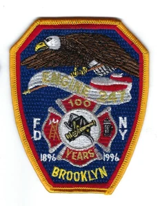 New York City Fire Dept. FDNY Engine 247 Brooklyn *100 YEARS* patch - NEW! - Picture 1 of 1