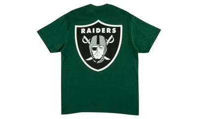 Camiseta de Bolsillo Supreme NFL x Raiders x '47 Verde XL SS19 Totalmente Nueva Foto 1 de 3