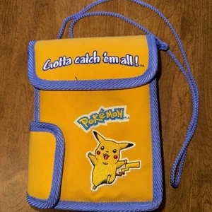 Pokemon Pikachu Gameboy Color Original Vintage Carrying Case (Yellow) - Picture 1 of 2
