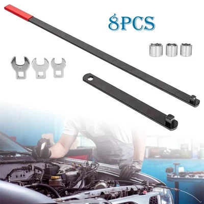 8x Universal Timing Serpentine Belt Tension Tensioner Setting Tool Kit 1/2" 3/8"