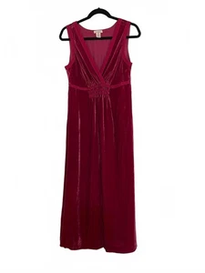 Sundance Damen knielanges Samtkleid Größe 10 - Bild 1 von 4