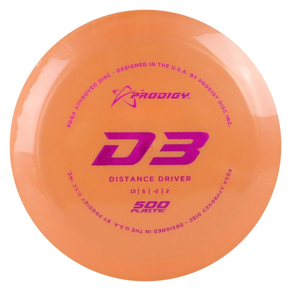 Prodigy Disc Golf 500 D3 Distance Driver 12/5/-1/3 - Choose Exact Disc - Image 1 of 1