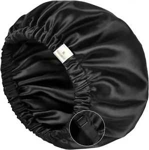 Satin Bonnet Sleep Bonnet Cap - Extra Large, Double Layer, Reversible, Adjustabl - Picture 1 of 4