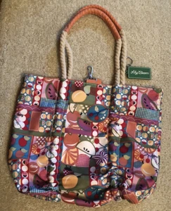 Lily Bloom Womens Large Boho Colorful Fruity Duffle Travel Bag - Picture 1 of 5