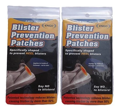 ENGO Blister Prevention Patches Plasters Heel Pack, Patches X 4 Total Sore Feet