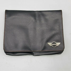 Mini Cooper Owners Manual Black Leather Case - Bild 1 von 8