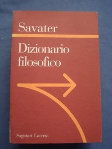 FERNANDO SAVATER-DIZIONARIO FILOSOFICO-LATERZA - Picture 1 of 1