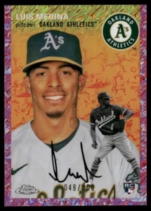Luis Median 2023 Topps Chrome Platinum Anniversary TOILE FUCHSIA /100 #134 RC - Picture 1 of 2