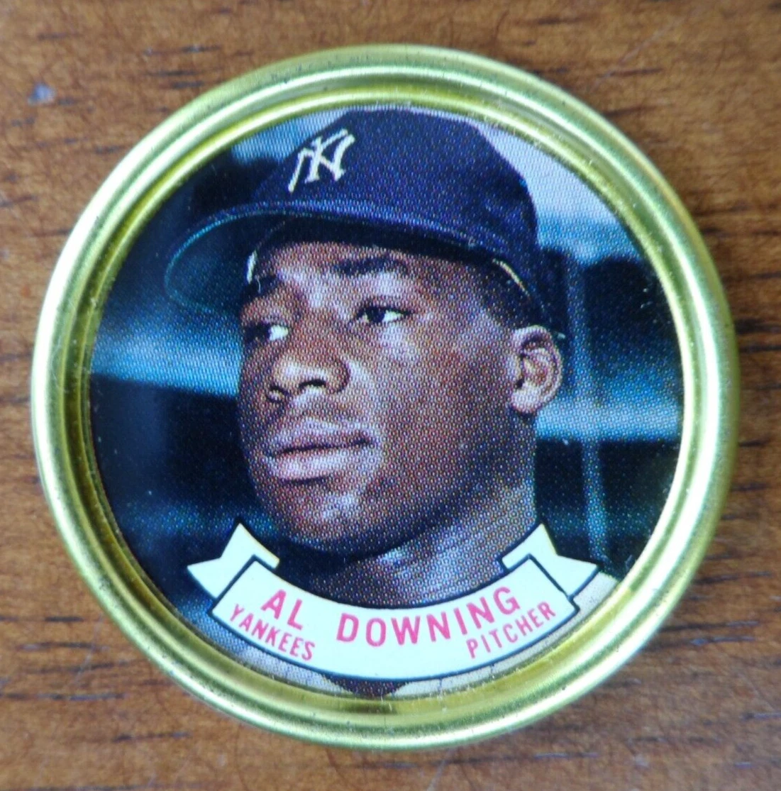 1964 TOPPS BASEBALL COIN #109 AL DOWNING NEW YORK YANKEES SET BREAK U-865
