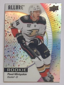PAVEL MINTYUKOV RC 2023/24 UD ALLURE CONFETTI ROOKIE #126 ANAHEIM DUCKS - Imagen 1 de 2