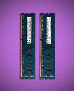 SK hynix 16GB KIt 2x 8GB DDR3 RAM | 2Rx8 PC3 12800U | 11-13-B1 | 1600Mhz | 1,5V - Bild 1 von 5