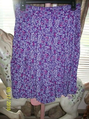 Women's Stephano World Wide Purple Multi-Color   Casual Skirt - Image 1 of 2