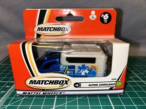 Matchbox, Mattel Wheels, 2000, #6 Alpine Ambulance, BNIB - Picture 1 of 7