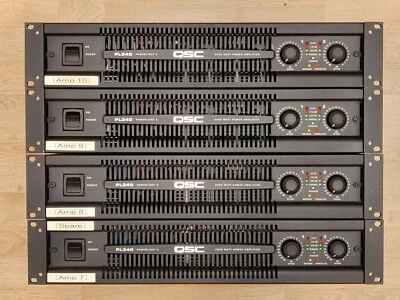 QSC PL340 Powerlight Gen3 Lightweight Power Amplifier, used, very good condition - Image 1 of 2