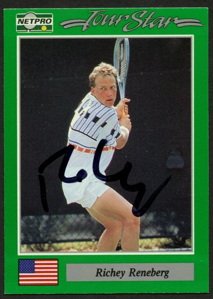 Richey Reneberg #12 signed autograph auto 1991 NetPro Tour Star Tennis Card - Image 1 of 1