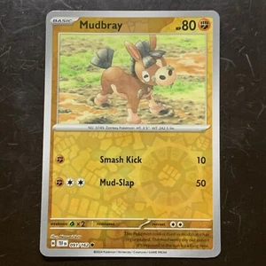 Mudbray 91/162 Temporal Forces Pokemon Card Reverse Holo Common - Picture 1 of 3