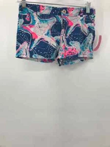 Pre-Owned Lilly Pulitzer Blue Child Size 12 Girl's Shorts - Picture 1 of 3