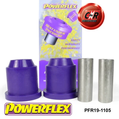 Powerflex Rear Beam Mounting Bushes Fits Ford Fiesta Mk6 inc ST 02-08 PFR19-1105 - Image 1 of 4