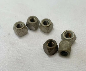 20s 30s 40s Vtg 10-24 INSERT Square Nuts for Single Tension Snare Drum Lot of 6x - Picture 1 of 3