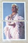 1992 Merlin WWF Stickers Ric Flair in Pink Feather Robe #51 and 52