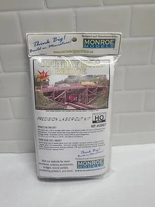 New Monroe Models HO Scale Kit #2007 Country Road Bridge Laser-Cut - Picture 1 of 5