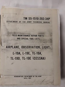 Cessna L-19A-E/TL-19A-D-E/Airplane, Observation, Light: Field Maintenance Copy - Picture 1 of 24