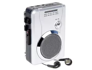 Premium All-In-1 Retro Taple Player Audio Recorder AM FM Radio LCD Clock Screen - Picture 1 of 9