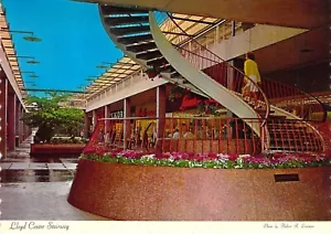 1964 O Portland Lloyd Center centro commerciale scalinata cartolina 4x6 NC20 - Foto 1 di 2