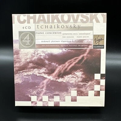 Tchaikovsky Piano Concertos, Pletnev Fedoseyev [Virgin 4 CD Box Set] NEAR MINT - Image 1 of 4
