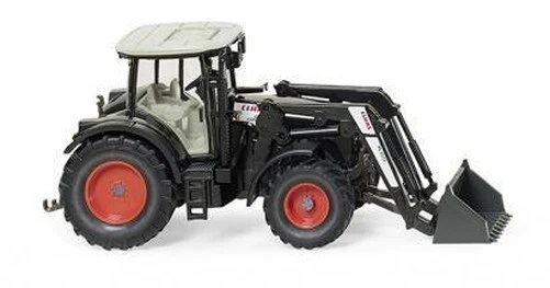 Wiking 036312 - 1/87 Claas Arion 640 with Front Loader 150 - Black - New - Image 1 of 1