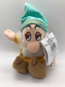 The Seven Dwarfs - Bashful - 7" Bean Bag Plush Toy - Disney - Picture 1 of 12