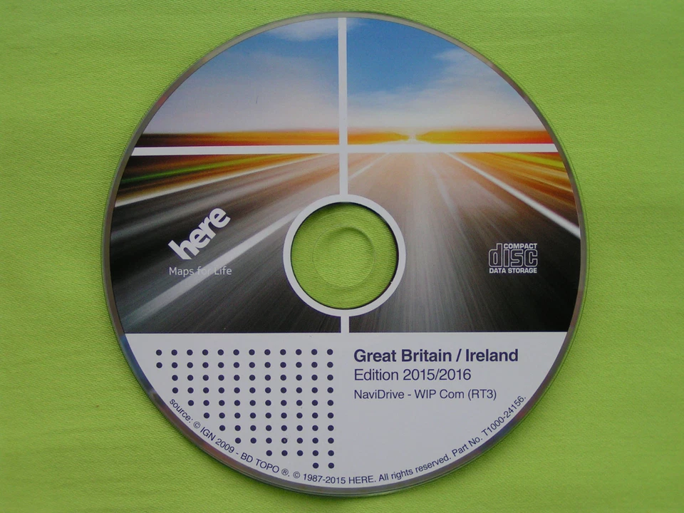 NAVIGATION CD WIP COM RT3 ENGLAND IRLAND 2016 CITROEN C5 C6 PEUGEOT 307 407 607 - Bild 1 von 1