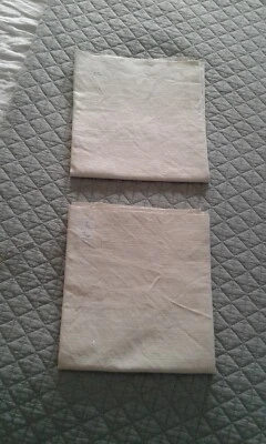 2 TORCHONS ANCIENS EN LIN ET CHANVRE MONOGRAMME FD. n° 39 - Photo 1/4